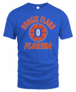 Florida Basketball Boogie Fland #0 Name Number Jersey Tee