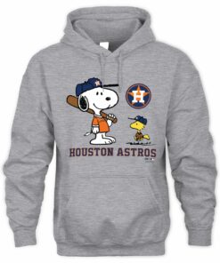 Houston Astros MLB Snoopy Woodstock Crossover Hoodie