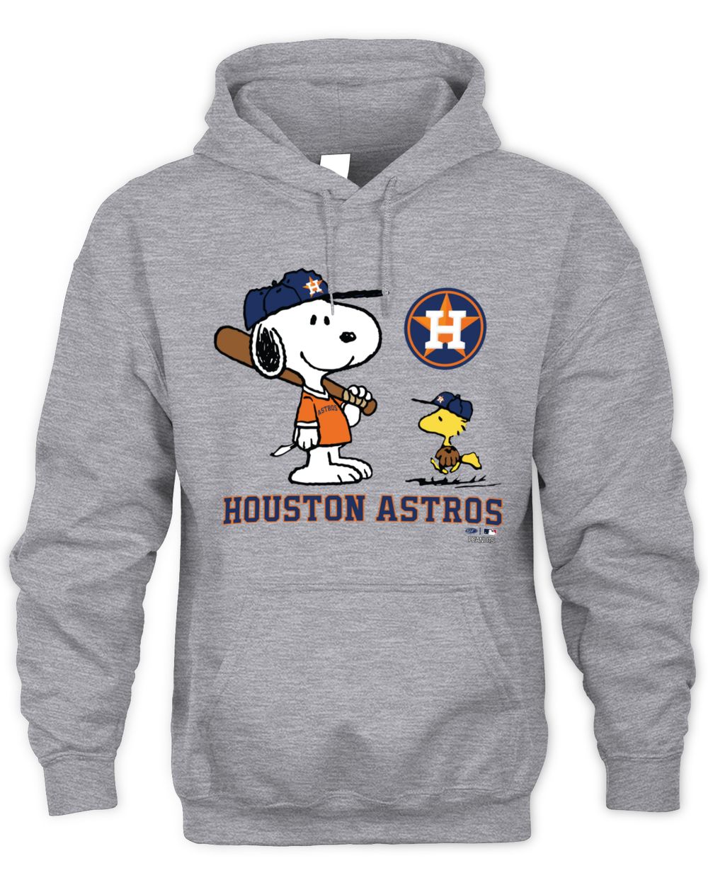 Houston Astros MLB Snoopy Woodstock Crossover Hoodie