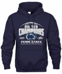 Penn State Nittany Lions Big Ten Champions 2025 Football Official Hoodie