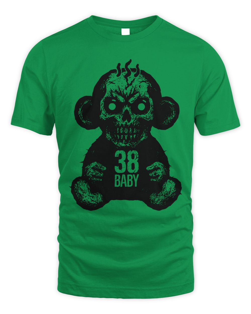 NBA YoungBoy 38 Baby Green Skull Monkey Graphic T-Shirt