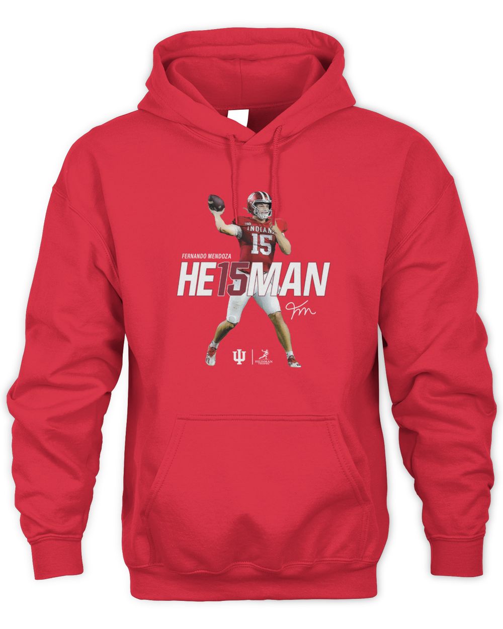 Indiana Hoosiers Football Heisman Fernando Mendoza Collector Hoodie
