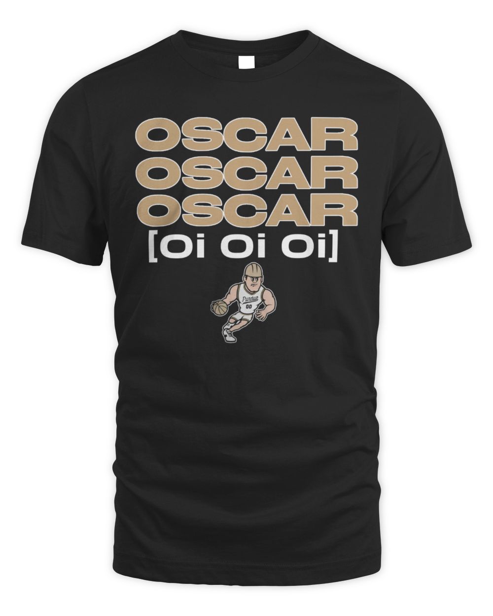 Purdue Basketball Oscar Cluff Oi Oi Oi T Shirt