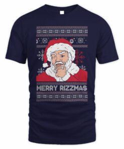 Merry Rizzmas Santa Ugly Christmas T-Shirt