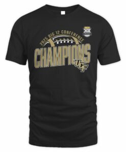 UCF Knights 2025 Big 12 Football Champions Locker Room T-Shirt
