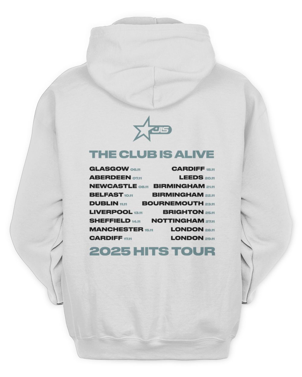 JLS Star Logo Dateback Merch Hoodie