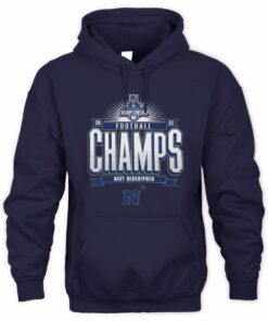 American Athletic Conference Football Champions 2025 Navy Midshipmen Hoodie