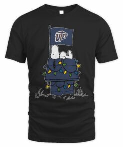 UTEP Miners Snoopy House Holiday Lights T-Shirt