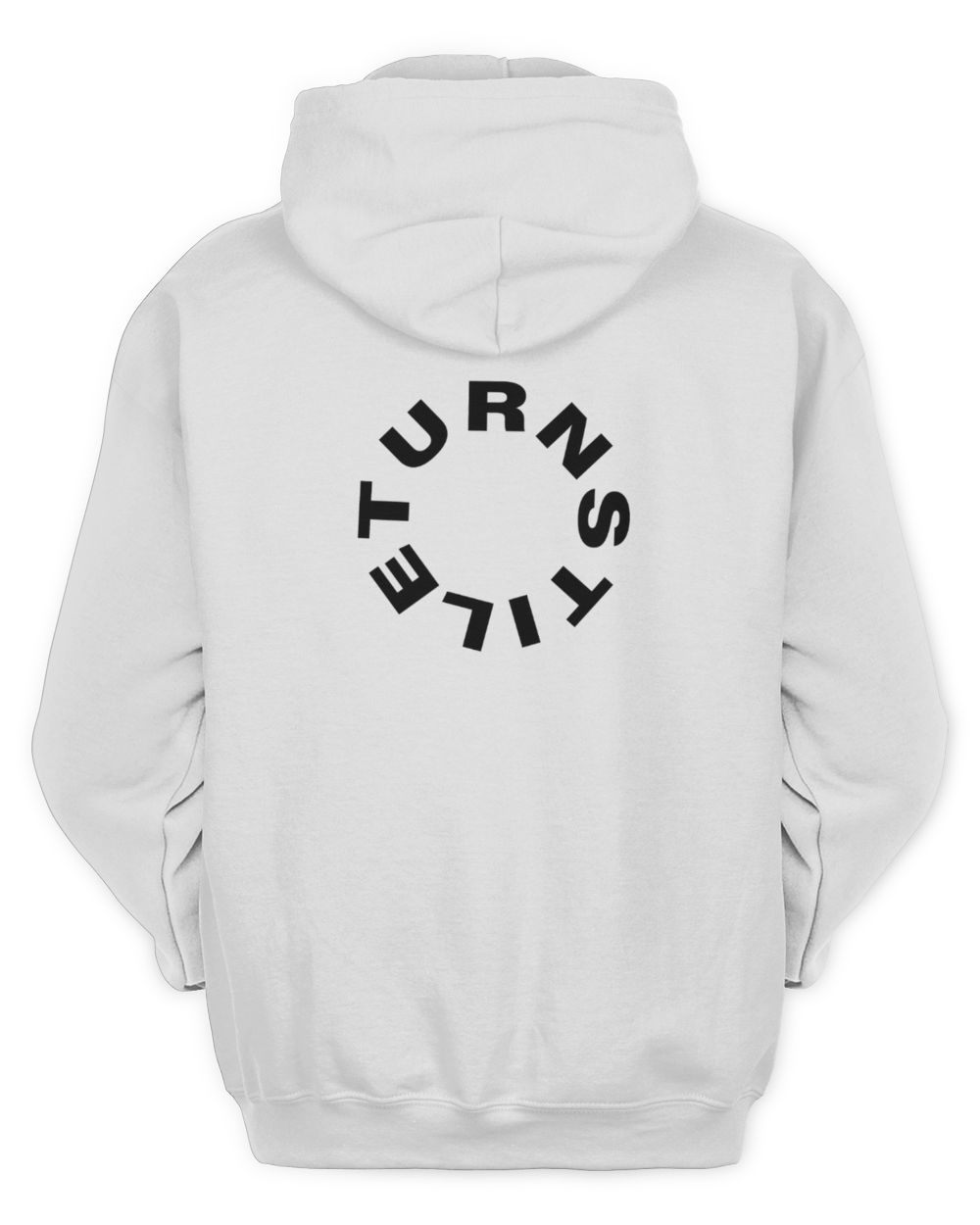 Turnstile Merch Turnstile Never Enough Stage White Tee Hoodie