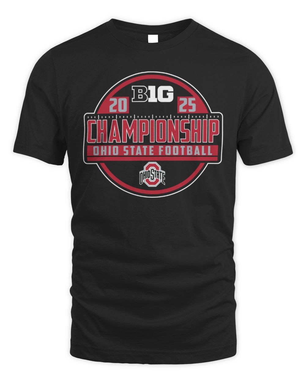 Ohio State Buckeyes Big Ten Football Championship 2025 Official T-Shirt