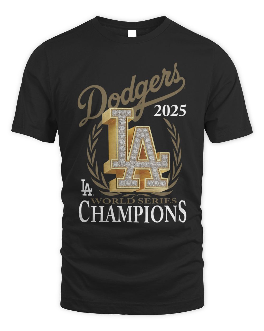 Los Angeles Dodgers 2025 World Series Champions Medallion Graphic Tee