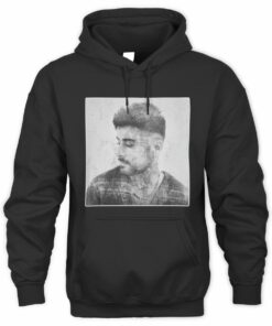Zayn Merch Zayn Portrait Black Hoodie