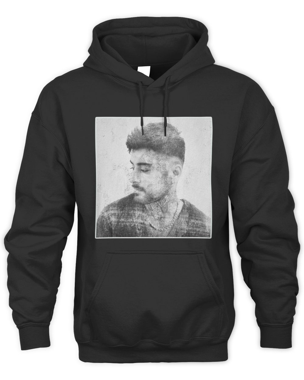 Zayn Merch Zayn Portrait Black Hoodie