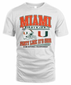 Miami Football CFP Party Like It's 2001 T Shirt