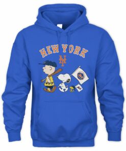 Mets Peanuts Series Charlie Brown Snoopy Flag Collector Hoodie