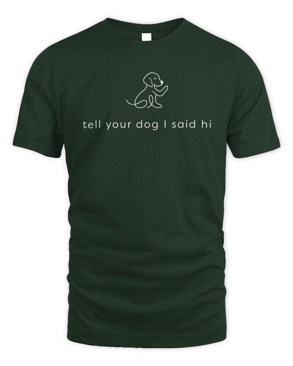 We Rate Dogs Shop Waving Dog Tee Shirt