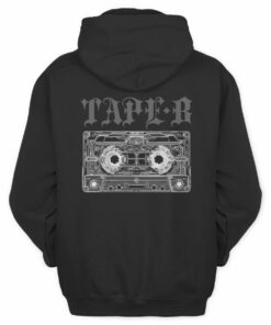 Tape B Merch Tape B X ray Tape Hoodie Black