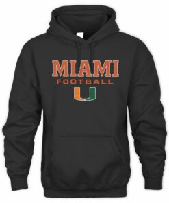 NCAA Shop Miami Hurricanes Team Unity Football Black Hoodie