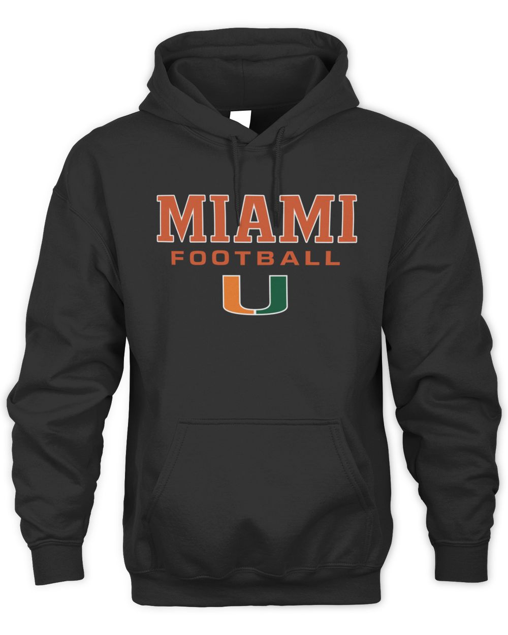 NCAA Shop Miami Hurricanes Team Unity Football Black Hoodie
