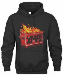 Shark Robot Store Dumpster Fire Hoodie