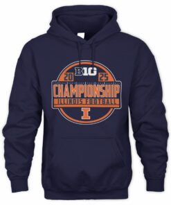 Illinois Fighting Illini College Football 2025 Big Ten Champion Hoodie