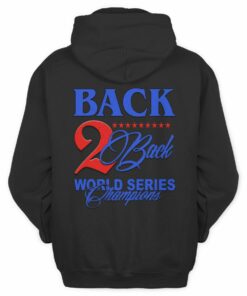 Dodgers Back 2 Back World Series Champions Celebration Hoodie