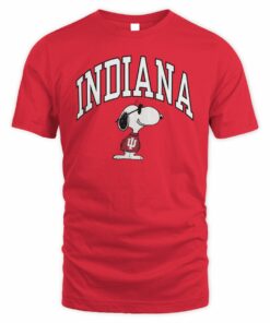 Indiana Hoosiers Peanuts Snoopy Joe Cool College T-Shirt