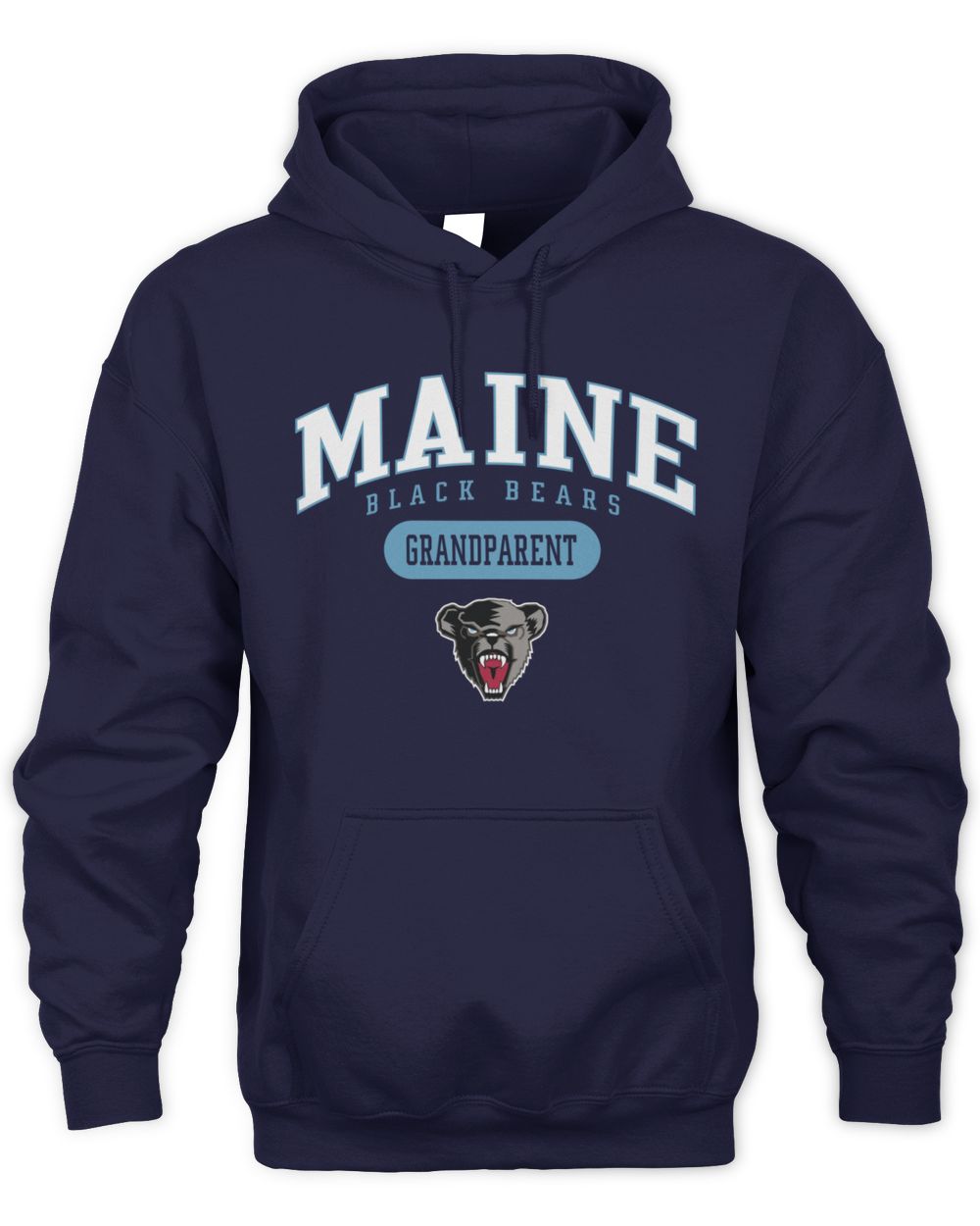 Maine Black Bears Pill Box Grandparent College Spirit Hoodie