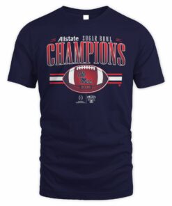 Ole Miss Football CFP Sugar Bowl Champions T Shirt