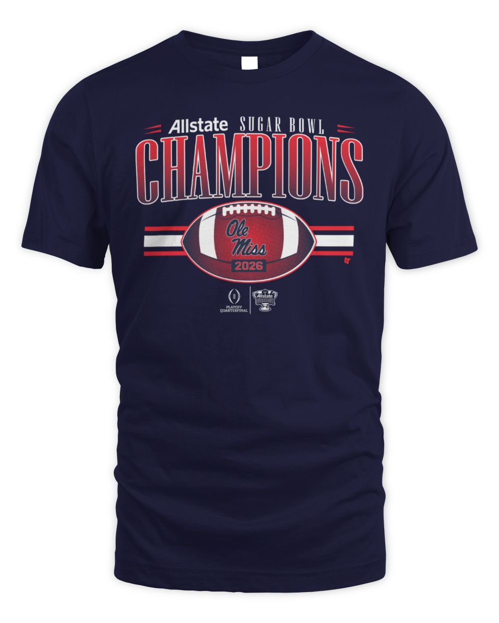 Ole Miss Football CFP Sugar Bowl Champions T Shirt