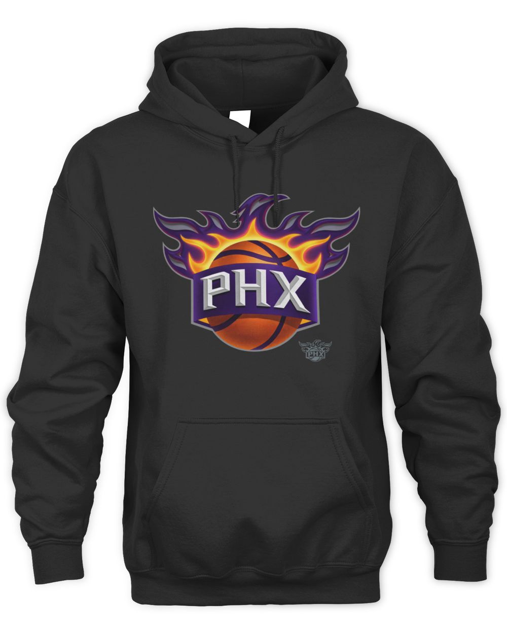 NBA Shop Phoenix Suns Midnight Mascot Black Official Hoodie