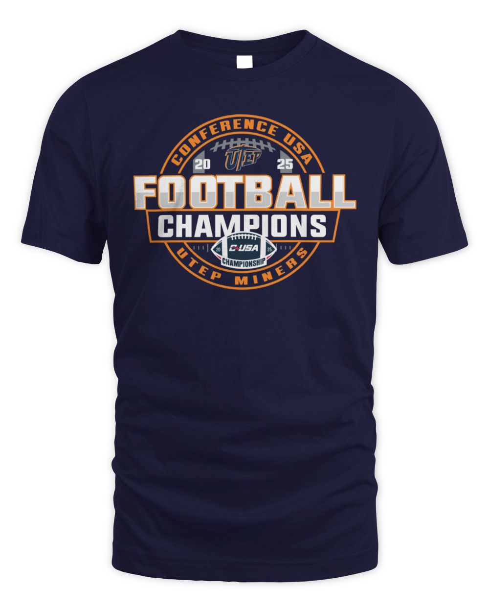 UTEP Miners Conference USA Football Champions 2025 T-Shirt