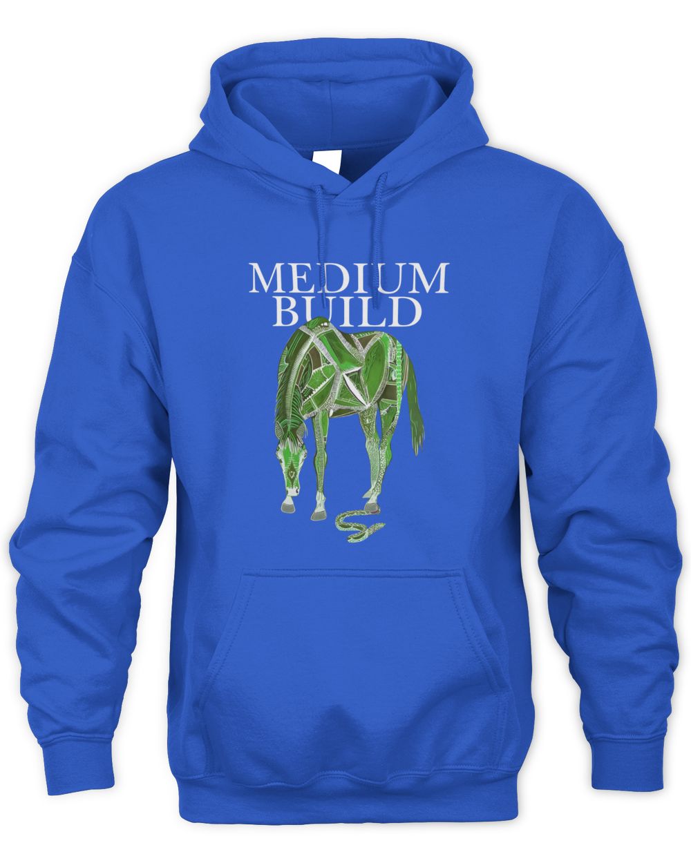 Medium Build Merch Clever Tongue Hoodie