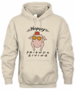 Happy Friendsgiving Turkey Hat Party Celebration Hoodie