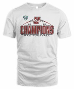 Massachusetts Minutemen 2025 MAC Football Champions T-Shirt