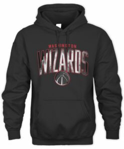 NBA Shop Washington Wizards Arch Smoke Black Sweatshirt Hoodie