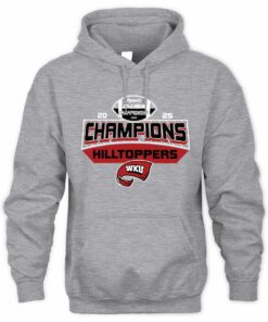 Western Kentucky Hilltoppers Champions 2025 C-USA College Football Hoodie