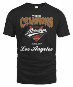 2025 World Champions Marathon Double Up Los Angeles T-Shirt