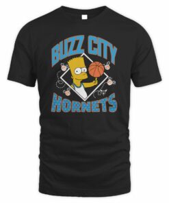 Bart Simpson Charlotte Hornets Buzz City NBA T-Shirt