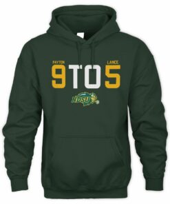 North Dakota State Bison Payton Lance 9 TO 5 Hoodie