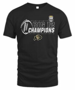Colorado Buffaloes 2025 Big 12 Football Conference Champions T-Shirt