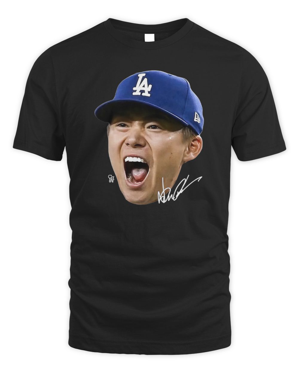 Yamamoto Aura Dodgers LA Portrait T-Shirt