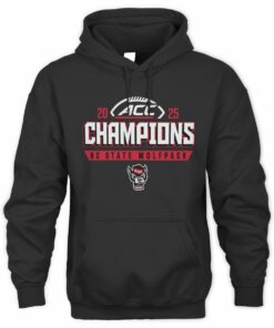 NC State Wolfpack ACC Football Conference Winner 2025 Hoodie