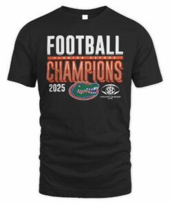 Official Florida Gators 2025 SEC Football Champions T-Shirt