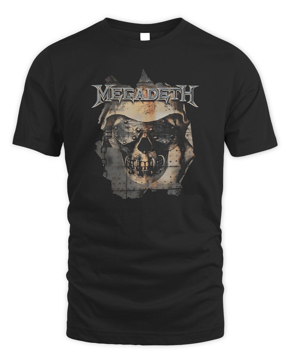 Megadeth Official Store Youthanasia Ripped Vic T-Shirt