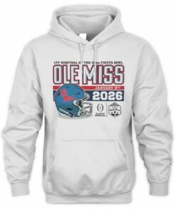 2026 Vrbo Fiesta Bowl Shop Ole Miss Rebels CFP Semifinal Double Take Hoodie