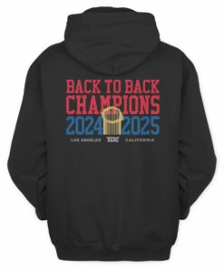 Los Angeles Top Dawgs 2025 TDE World Series Baseball Cartoon Hoodie