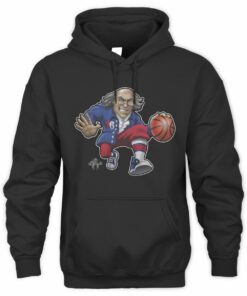 NBA Shop Philadelphia 76ers Midnight Mascot Black Official Hoodie