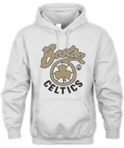 Boston Celtics 2025 City Edition Gold Clover Basketball Hoodie