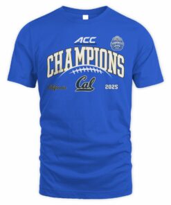 California Golden Bears Football ACC Champions 2025 T-Shirt Official Team
